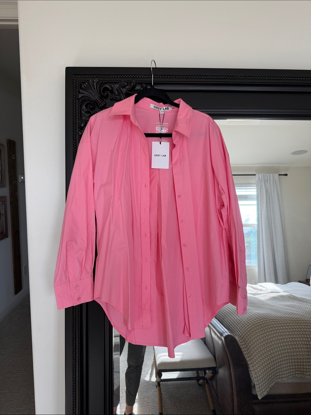 Hot Pink Button up - NWT